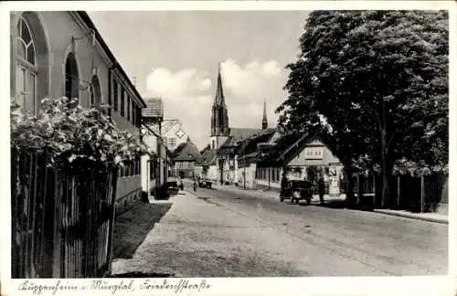 Ak Kuppenheim im Murgtal Schwarzwald, Friedrichstraße, Kirche