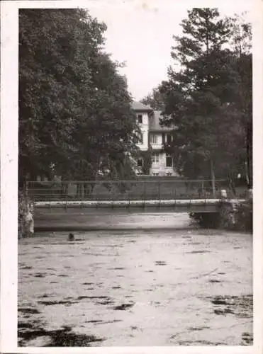 Foto Hamburg Wandsbek Farmsen Berne, Villa, Brücke