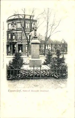 Ak Hamburg Nord Eppendorf, Samuel-Heinicke-Denkmal