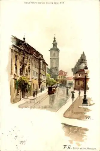 Künstler Litho Erfurt in Thüringen, Regierungsgebäude