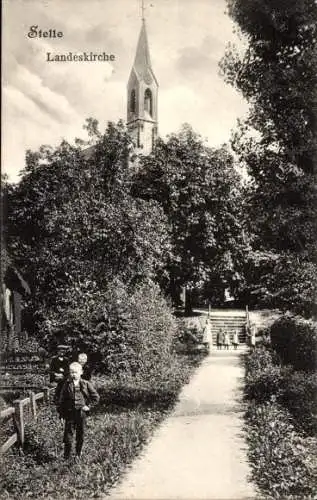 Ak Stelle in Lauenburg, Landeskirche