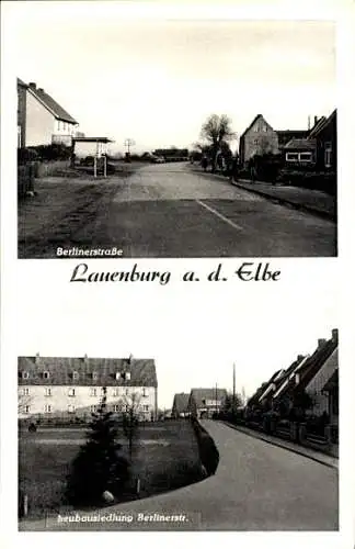 Ak Lauenburg an der Elbe, Berlinerstraße, Neubausiedlung