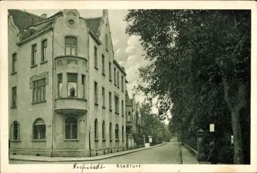 Ak Staßfurt im Salzlandkreis, Parkstraße