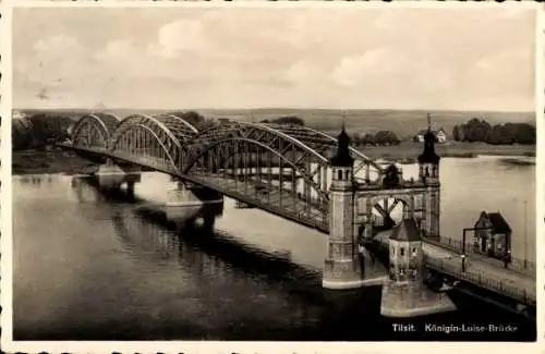 Ak Sowjetsk Tilsit Ostpreußen, Königin-Luise-Brücke