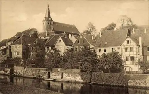 Ak Kettwig Essen im Ruhrgebiet, Altstadt, Kirche