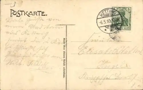 Ak Kettwig Essen im Ruhrgebiet, Haus Oefte, Burg Oeft, Westgiebel