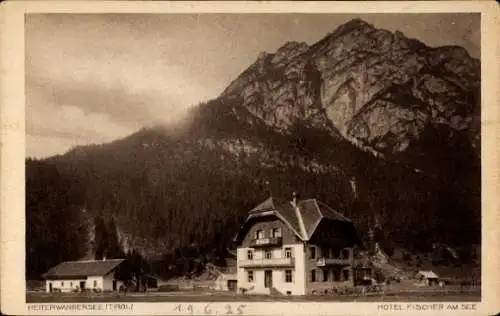 Ak Tirol, Heiterwanger See, Hotel Fischer am See