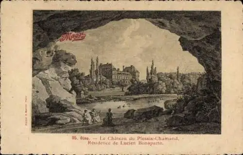 Ak Écuillé Maine et Loire, Chateau du Plessis