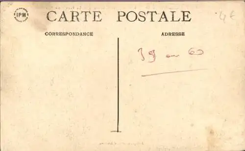 Ak Sainte Claude de Mareuil pres Lassigny Oise, La Ferme en Aout 1916, Trümmer, Zerstörung