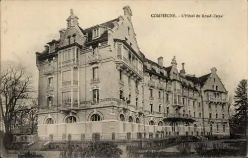 Ak Compiègne Oise, Hotel du Rond Royal