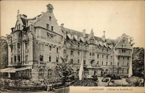 Ak Compiègne Oise, Hotel du Rond Royal