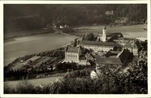 Ak Beuron an der Donau Württemberg, Benediktiner-Erzabtei St. Martin, Kloster, Blick von Süden