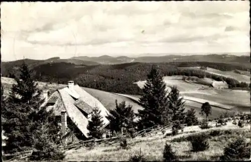 Ak Schonach im Schwarzwald, Rohrhardsberg, Gasthaus zur Schwedenschanze