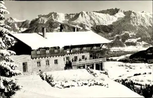 Ak Oberstdorf im Oberallgäu, Kemptner Hütte, Bolsterlanger Horn