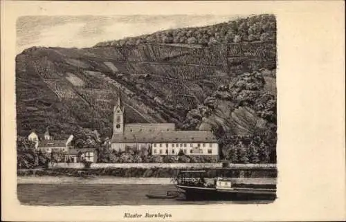 Ak Bornhofen am Rhein, Kloster