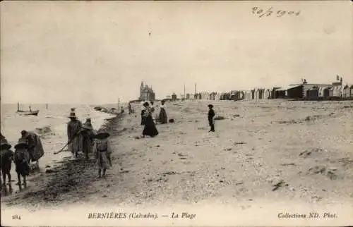 Ak Bernières sur Mer Calvados, Plage