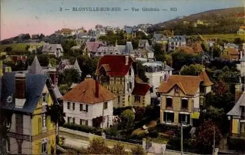 Ak Blonville sur Mer Calvados, Vue Generale