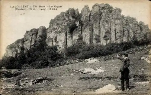 Ak Bort Les Orgues Corrèze Frankreich