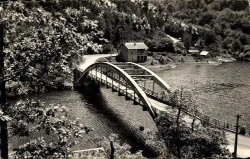 Ak Neuvic Corrèze, Route de Neuvic a Champagnac, le Pont de Vernejoux