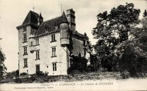 Ak Clergoux, Le Chateau de Sedieres