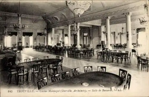 Ak Trouville Calvados, Casino Municipal, Salle de Baccarat