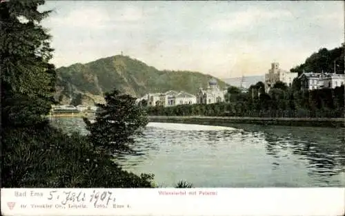 Ak Bad Ems an der Lahn, Villenviertel, Peterlei