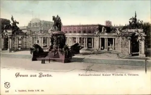 Ak Berlin Mitte, Nationaldenkmal Kaiser Wilhelm d. Großen