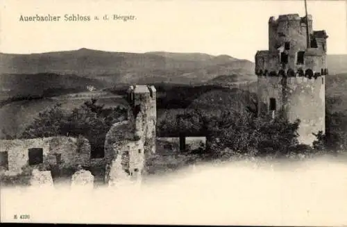 Ak Auerbach Bensheim an der Bergstraße Hessen, Auerbacher Schloss