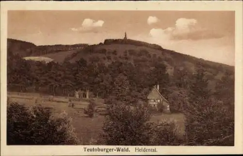 Ak Hiddesen Detmold im Teutoburger Wald, Heidental