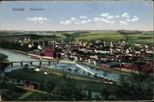 Ak Kettwig Essen im Ruhrgebiet, Panorama