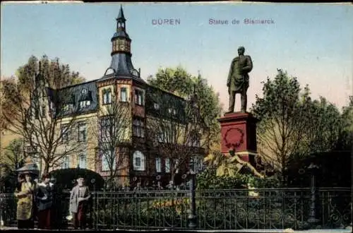 Ak Düren in Nordrhein Westfalen, Bismarck Denkmal