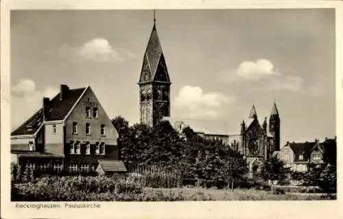 Ak Recklinghausen in im Ruhrgebiet, Pauluskirche