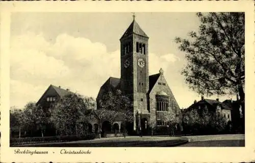 Ak Recklinghausen im Ruhrgebiet, Christuskirche