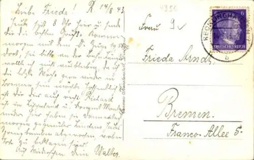 Ak Recklinghausen im Ruhrgebiet, Christuskirche