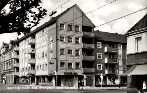 Ak Recklinghausen Süd, Bochumer Straße Ecke König Ludwig Straße, Schlegel Pils