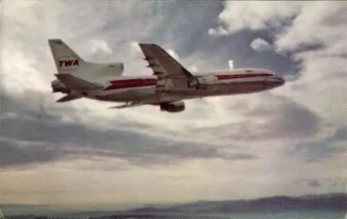 Ak Passagierflugzeug, Zivilflugzeug L 1011 der TWA