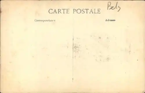 Ak König Albert I von Belgien, Standportrait in Uniform