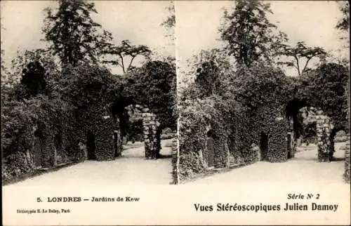 Stereo Ak London England, Kew Gardens