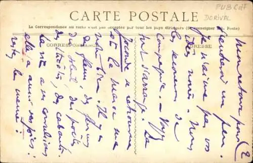 Künstler Ak Dorival, Vendee, Chemins de Fer de l'Etat, Reklame