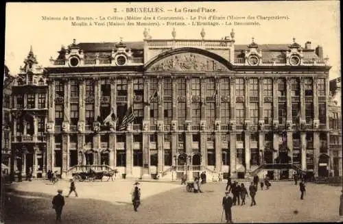 Ak Brüssel Brüssel, Grand'Place, Maisons de la Bourse