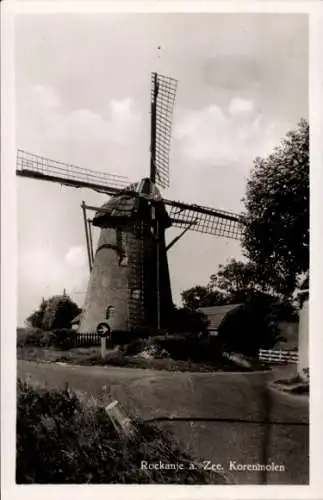 Ak Rockanje Südholland Niederlande, Korenmolen