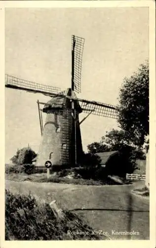 Ak Rockanje Südholland Niederlande, Korenmolen