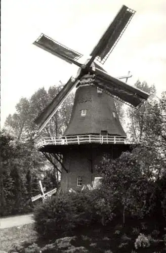 Ak Coevorden Drenthe, Getreidemühle De Arend