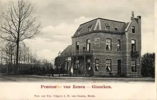 Ak Ginneken und Bavel Nordbrabant Niederlande, Pension van Renen