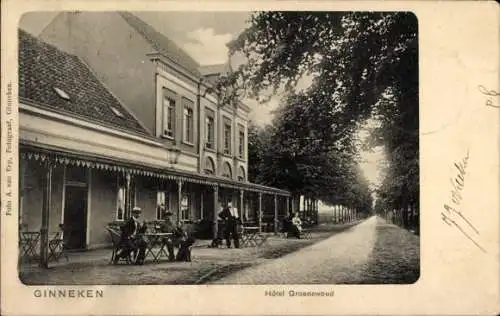 Ak Ginneken in Bavel Nordbrabant, Hotel Groenewoud