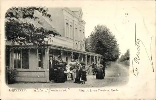 Ak Ginneken in Bavel Nordbrabant, Hotel Groenewoud