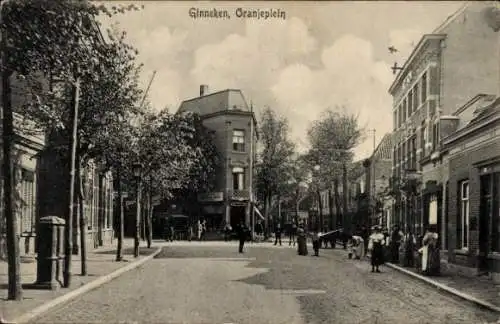 Ak Ginneken Breda Nordbrabant Niederlande, Oranjeplein