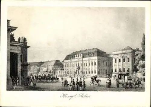 Set von 10 AK NACH STICHEN UND LITHOGRAPHIEN UM 1840 im Umschlag" ALT-BERLIN", BECKE & SOHN