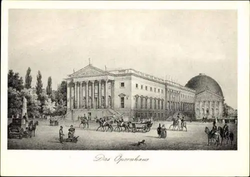 Set von 10 AK NACH STICHEN UND LITHOGRAPHIEN UM 1840 im Umschlag" ALT-BERLIN", BECKE & SOHN