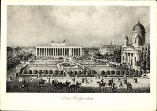 Set von 10 AK NACH STICHEN UND LITHOGRAPHIEN UM 1840 im Umschlag" ALT-BERLIN", BECKE & SOHN